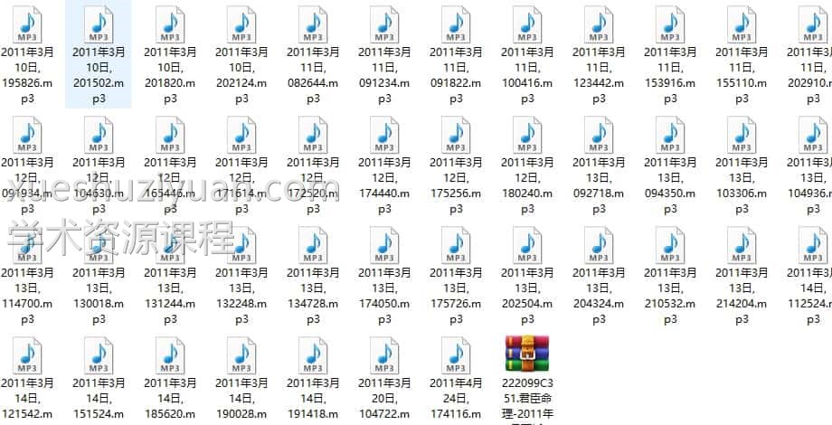 君臣命理-2011年3月面授班录音43个插图